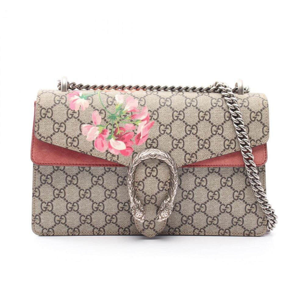 Gucci Dionysus GG Blooms Shoulder Bag/Handbag, Coated Canvas/Suede, Women's, ...